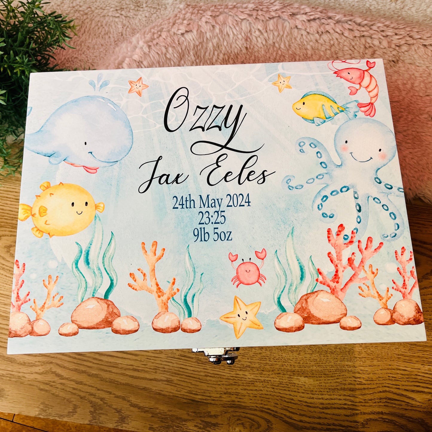 Under the sea keepsake box