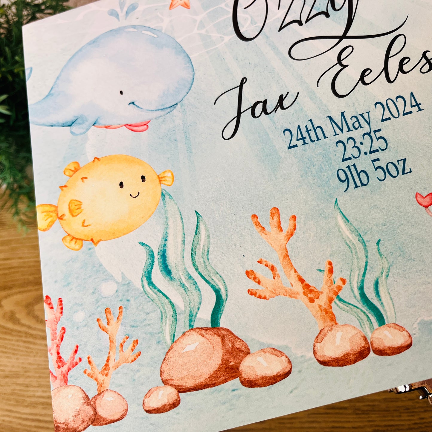 Under the sea keepsake box