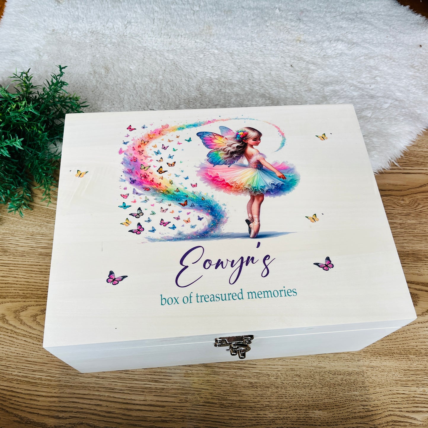 Ballerina Fairy keepsake box