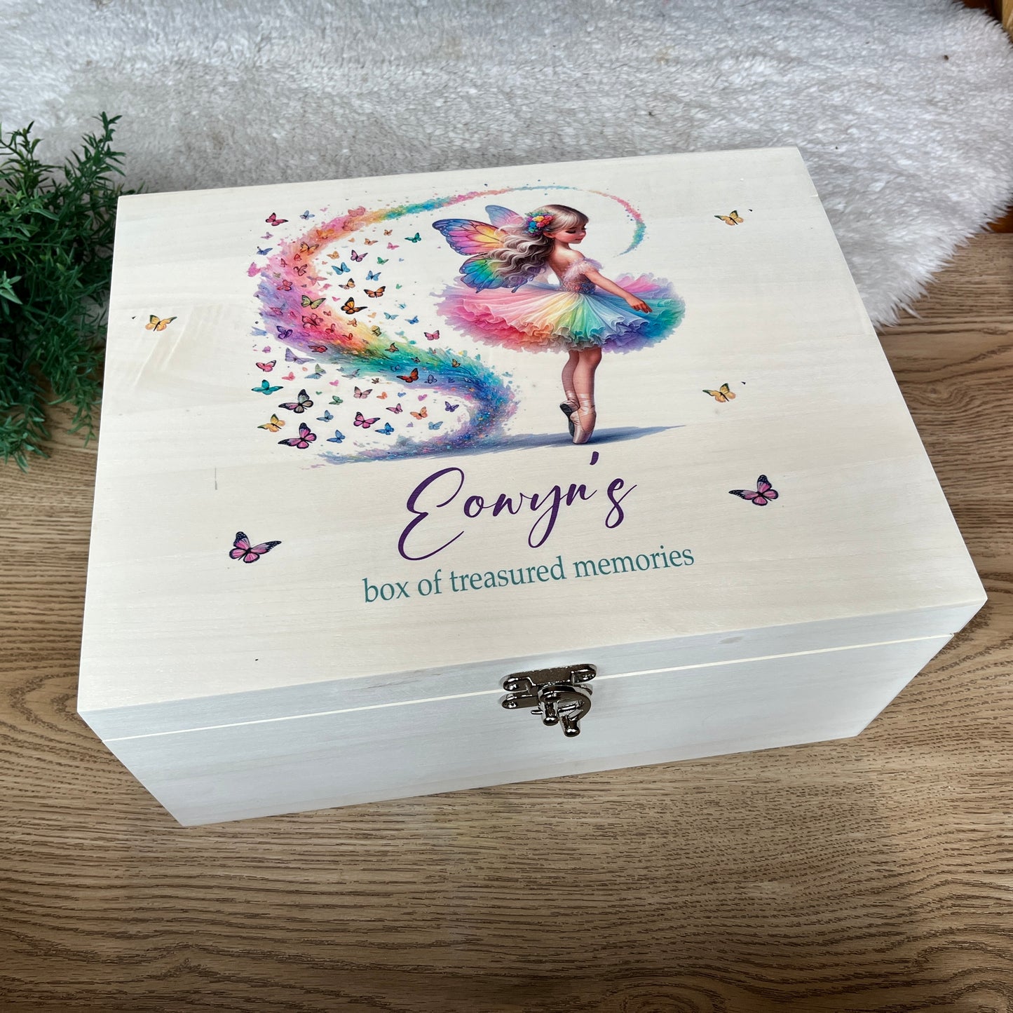 Ballerina Fairy keepsake box