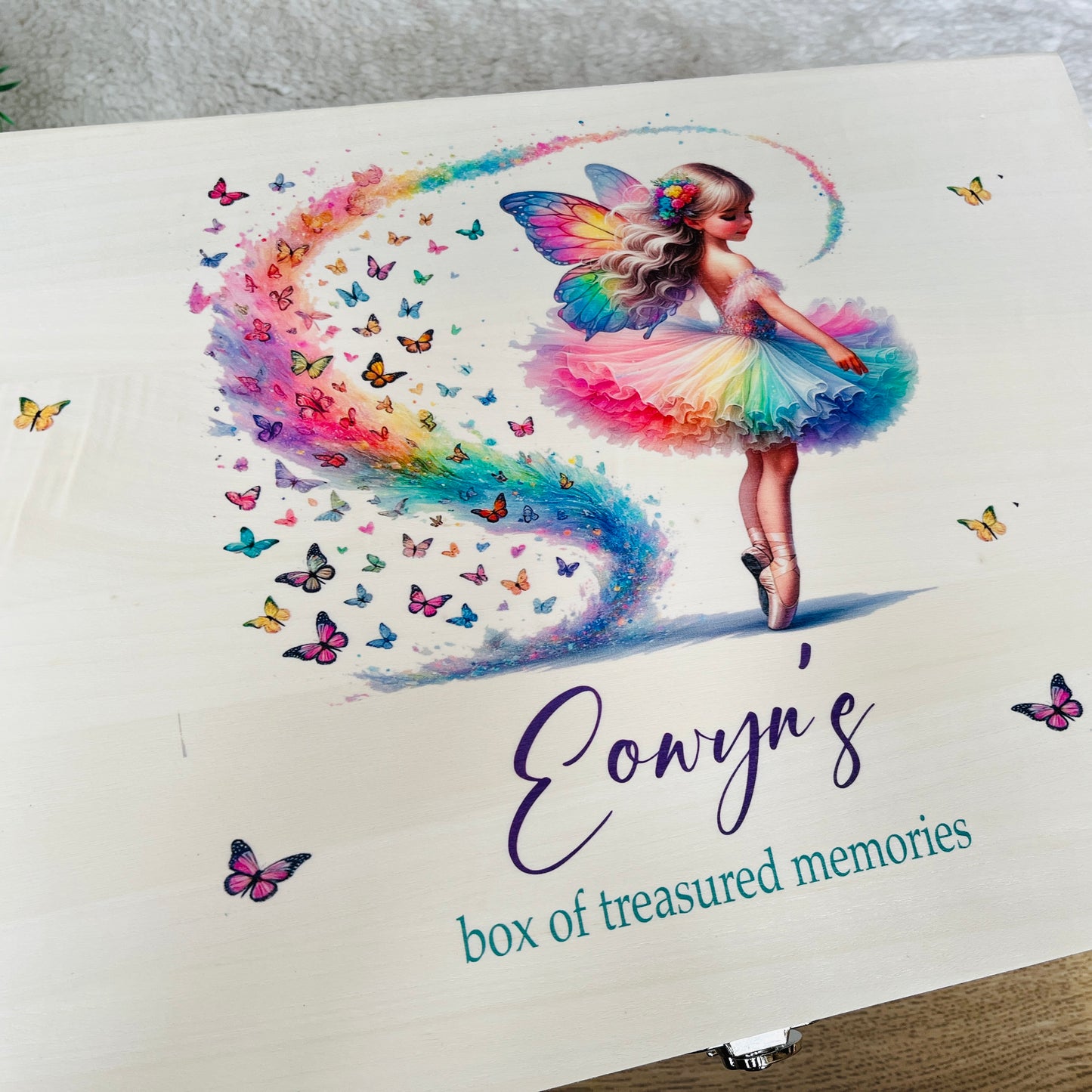 Ballerina Fairy keepsake box