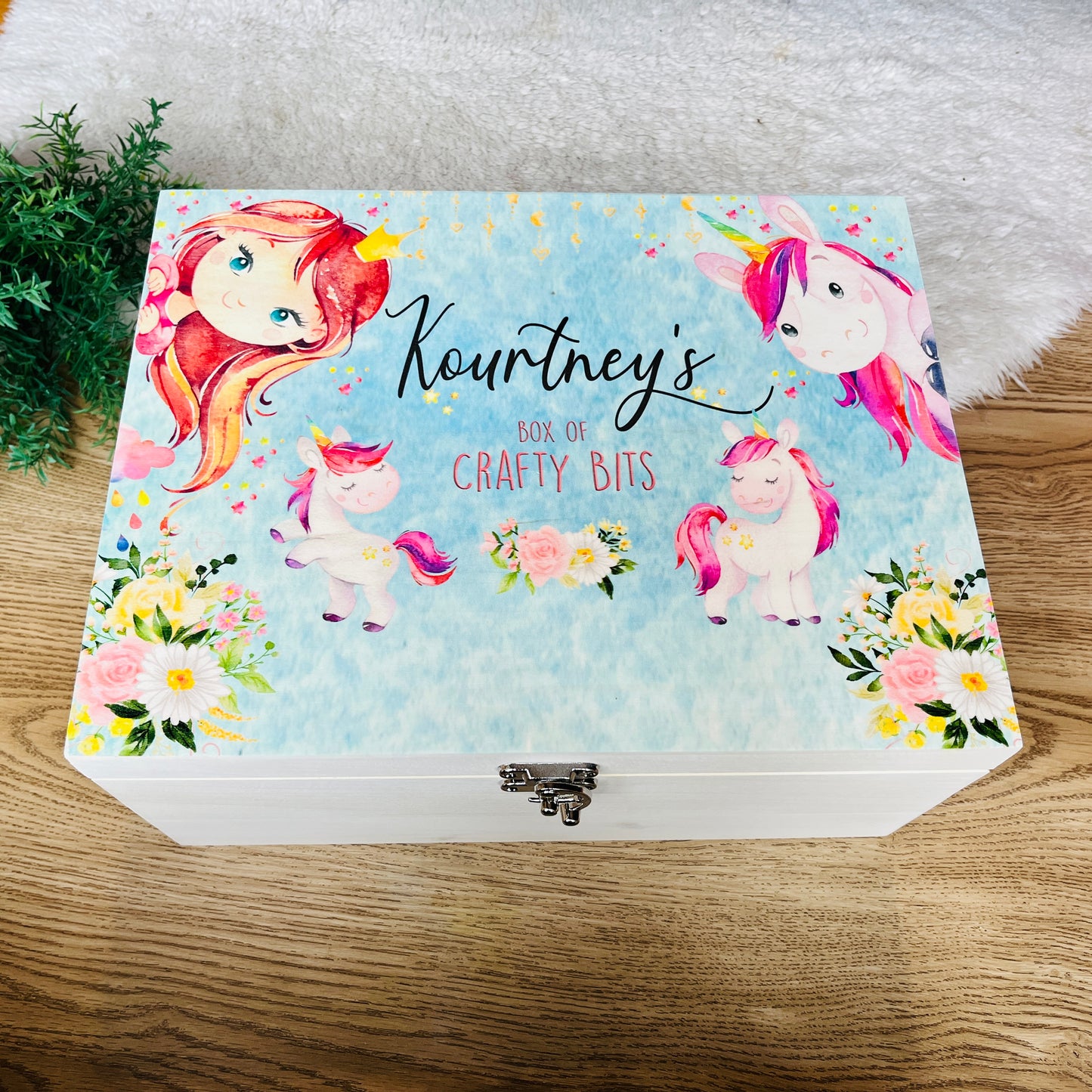 Unicorn keepsake box