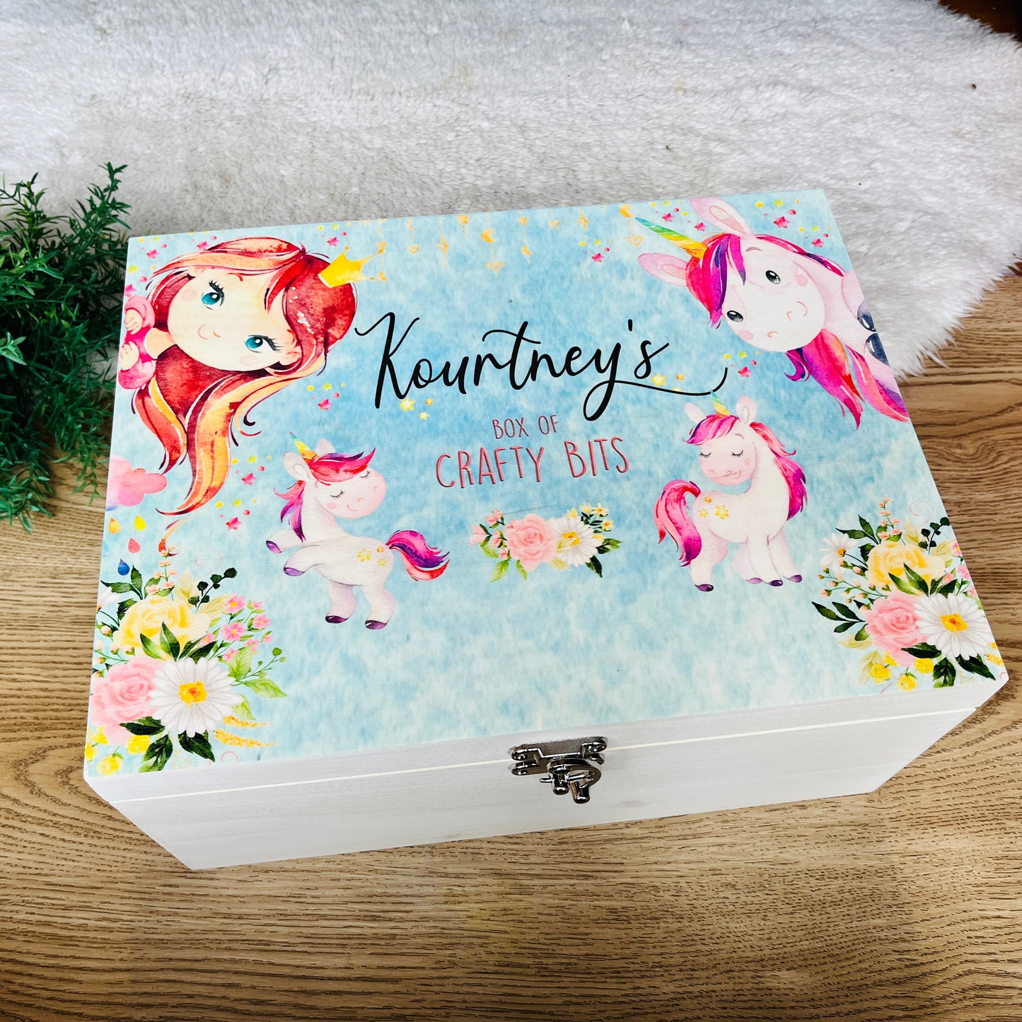 Unicorn keepsake box