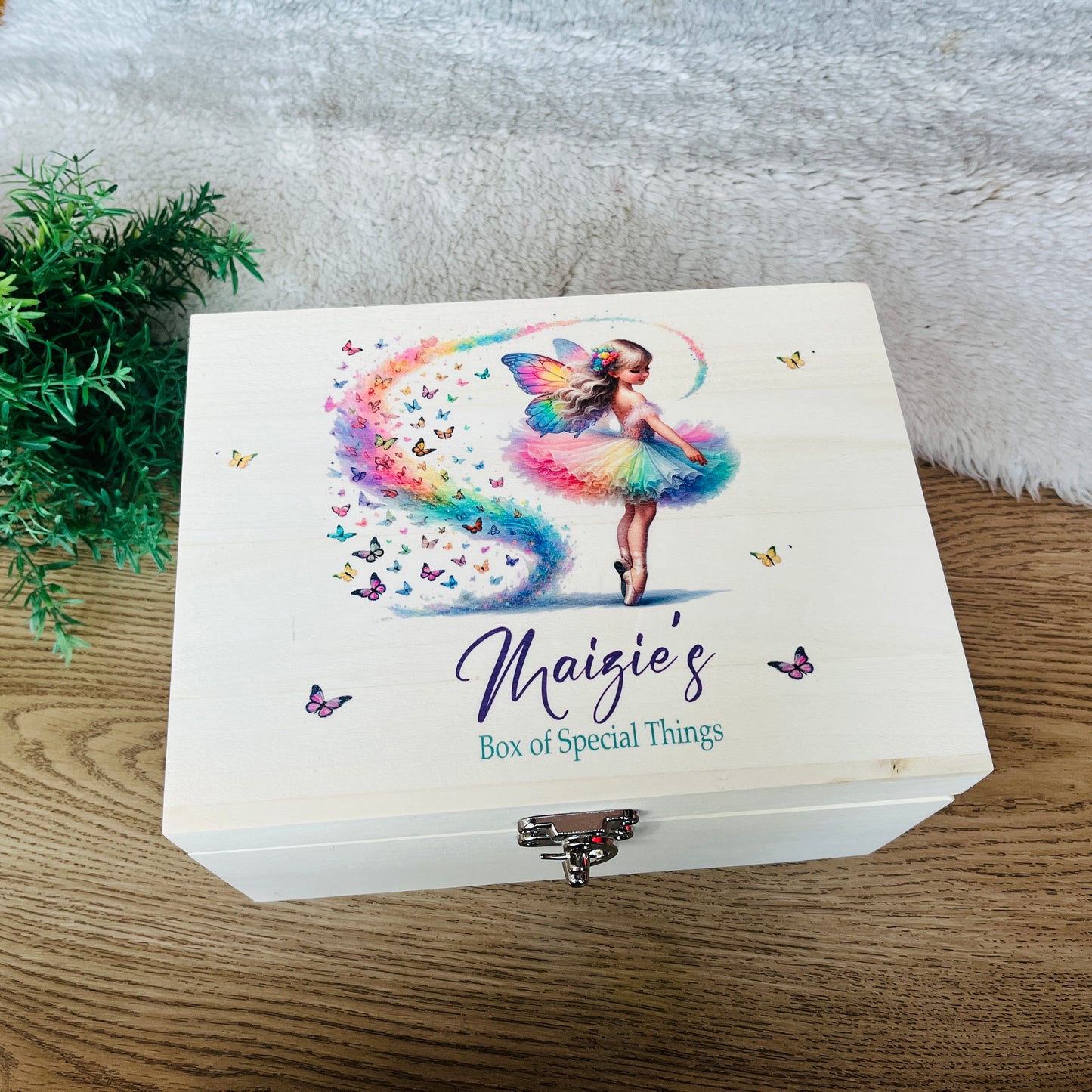 Ballerina Fairy keepsake box
