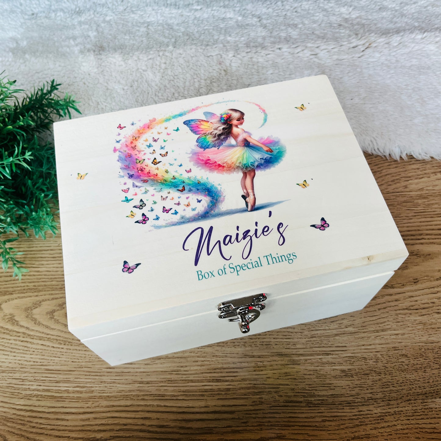 Ballerina Fairy keepsake box