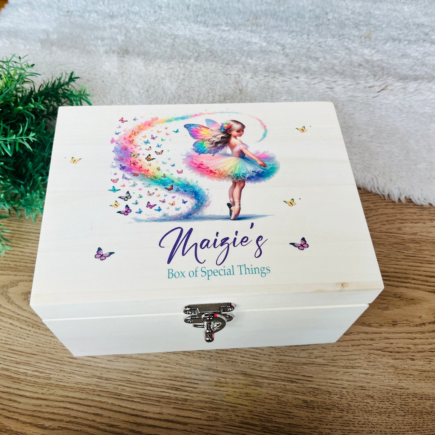 Ballerina Fairy keepsake box