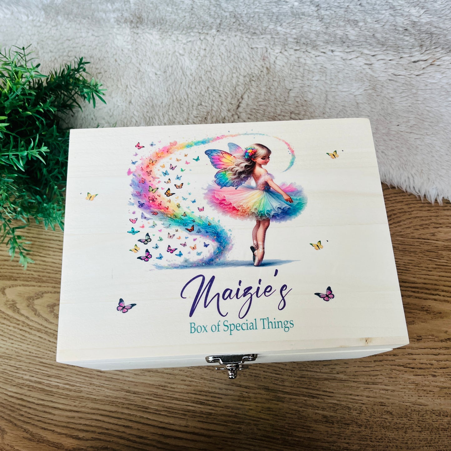 Ballerina Fairy keepsake box