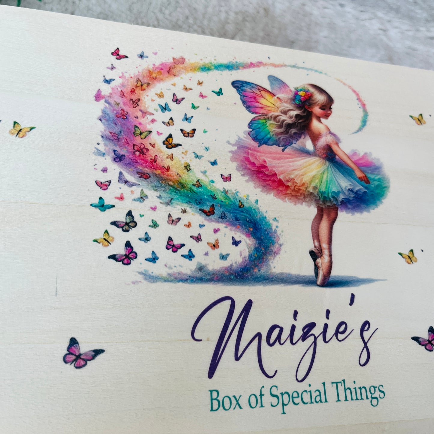 Ballerina Fairy keepsake box