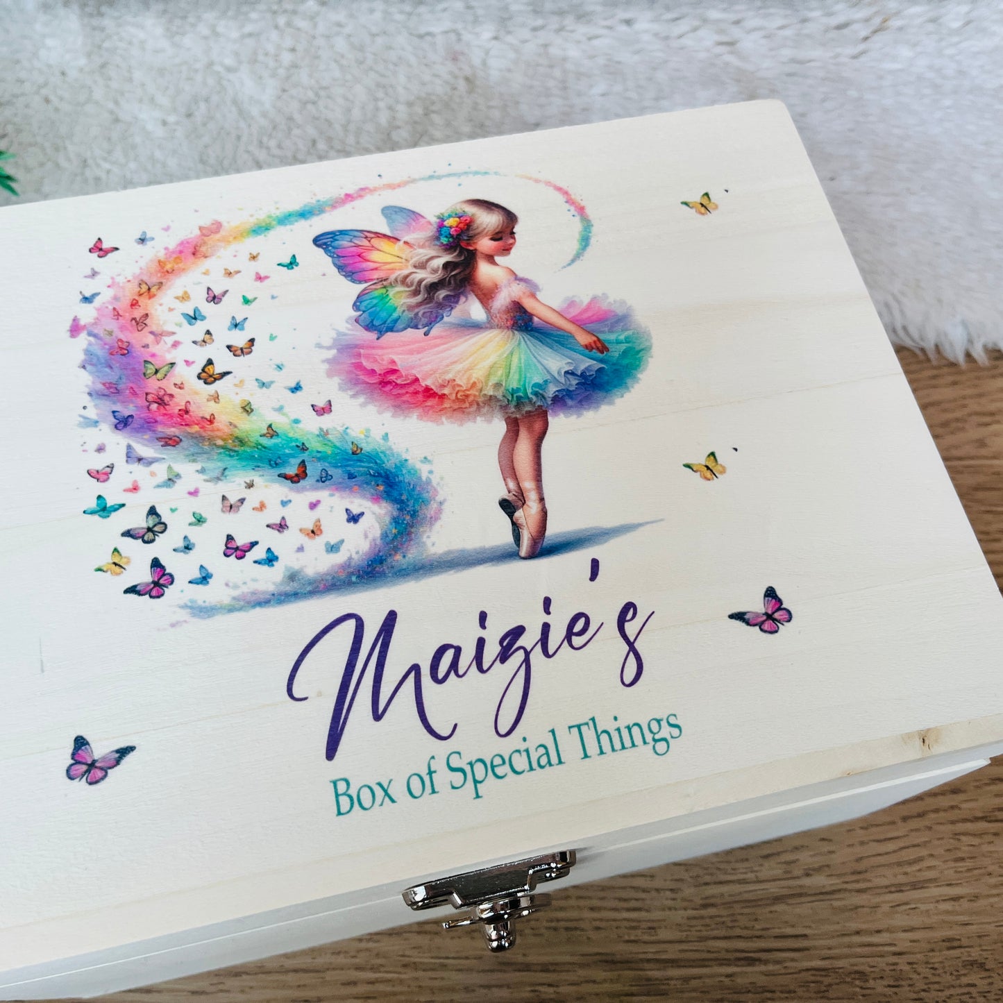 Ballerina Fairy keepsake box