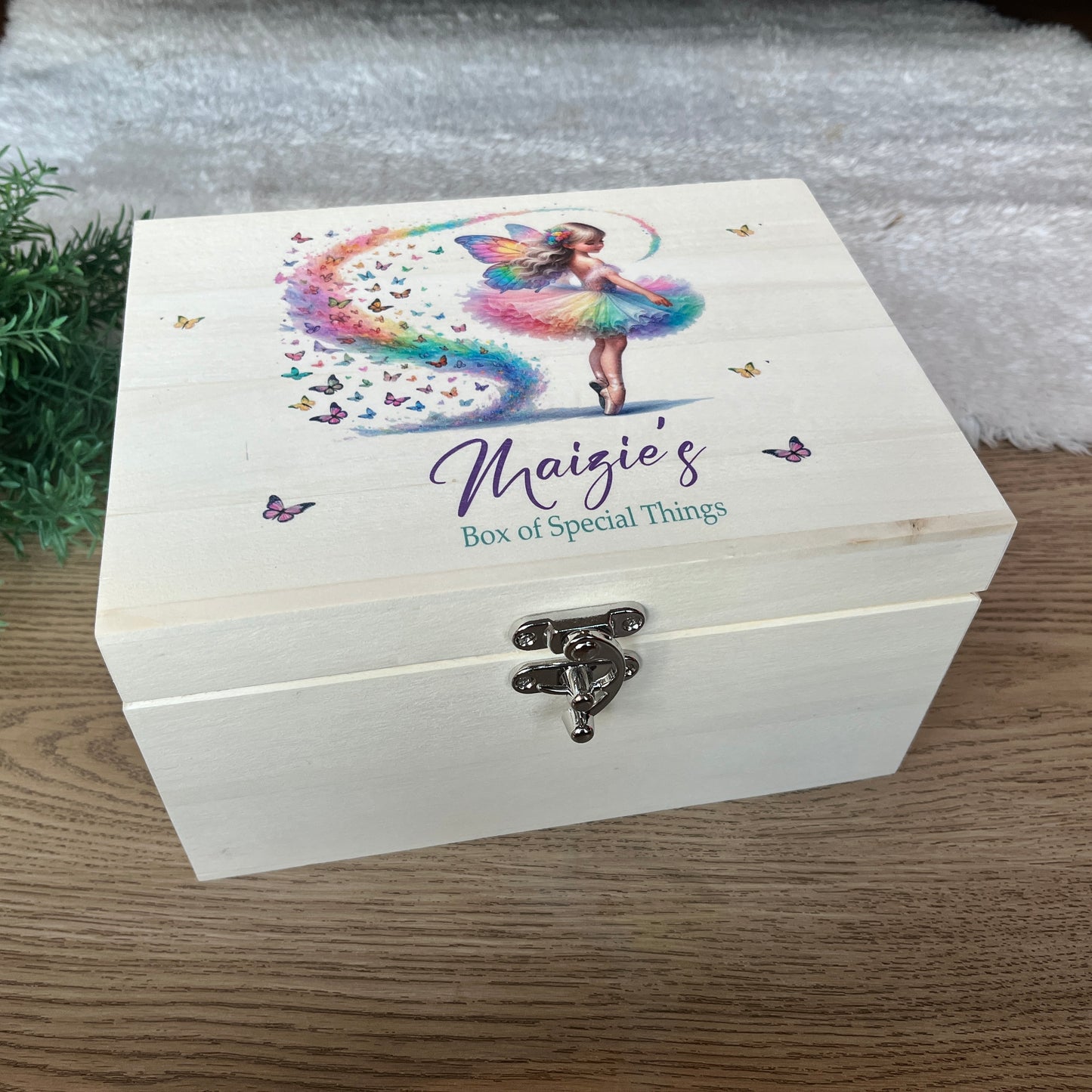 Ballerina Fairy keepsake box