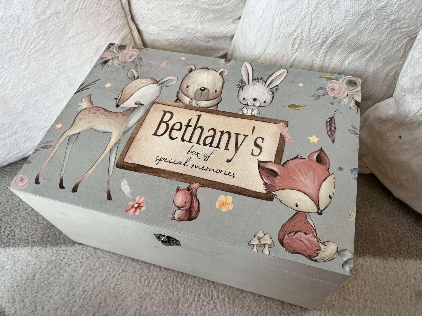 Woodland keepsake box