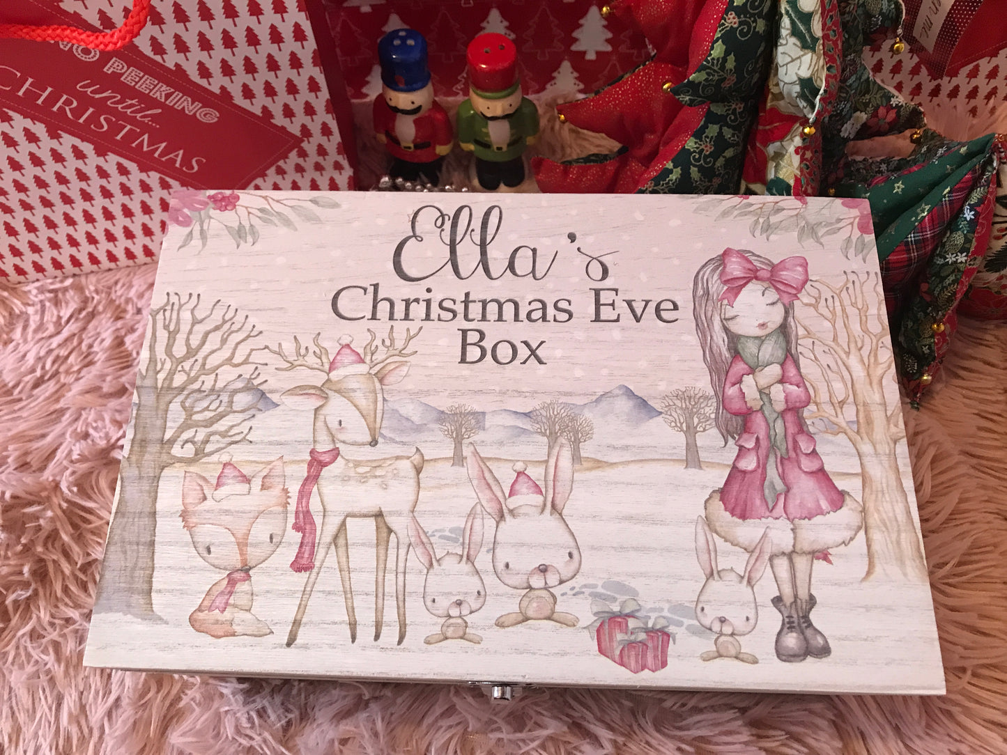 Woodland Girl Christmas Box