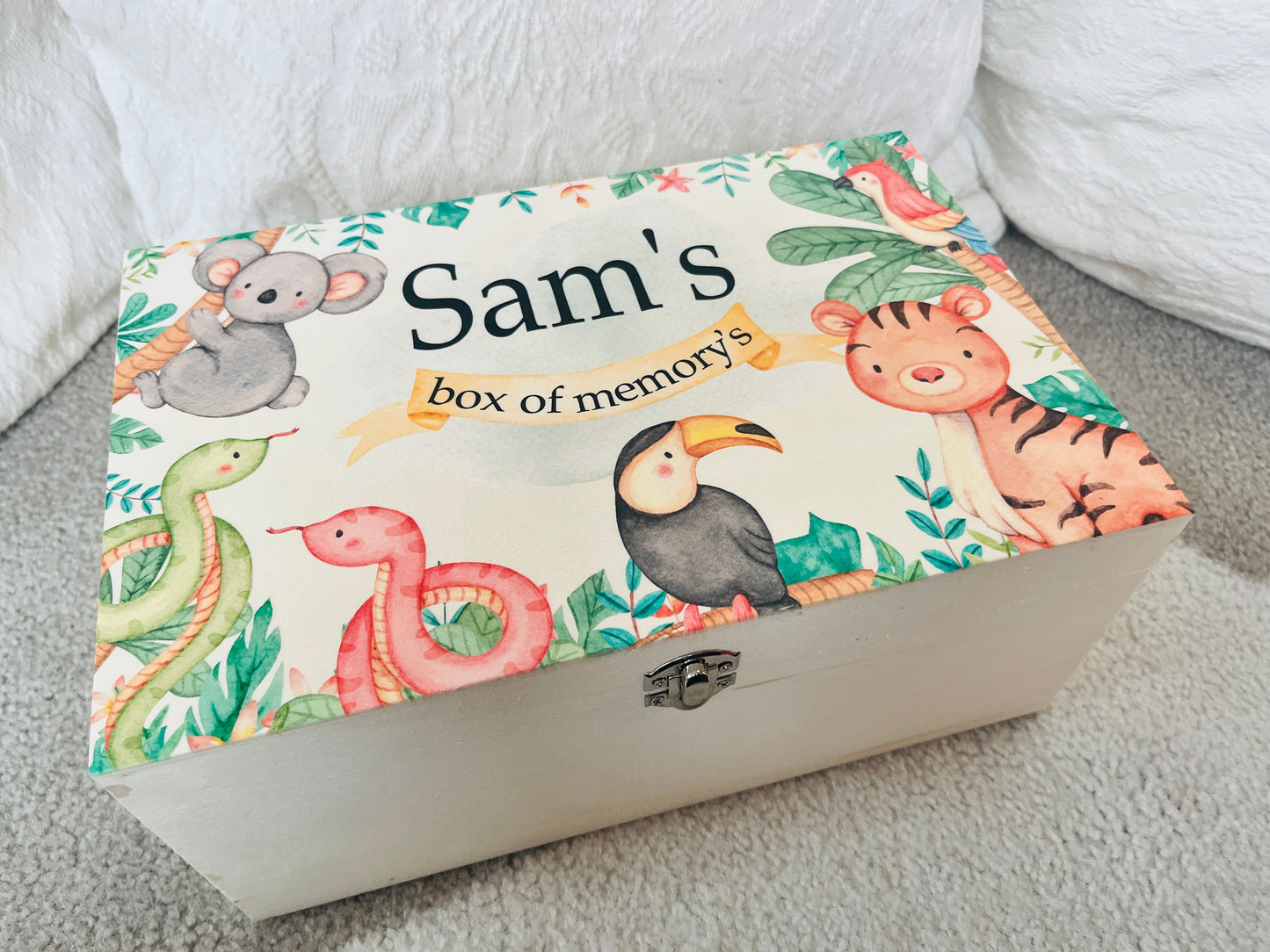 Jungle keepsake box