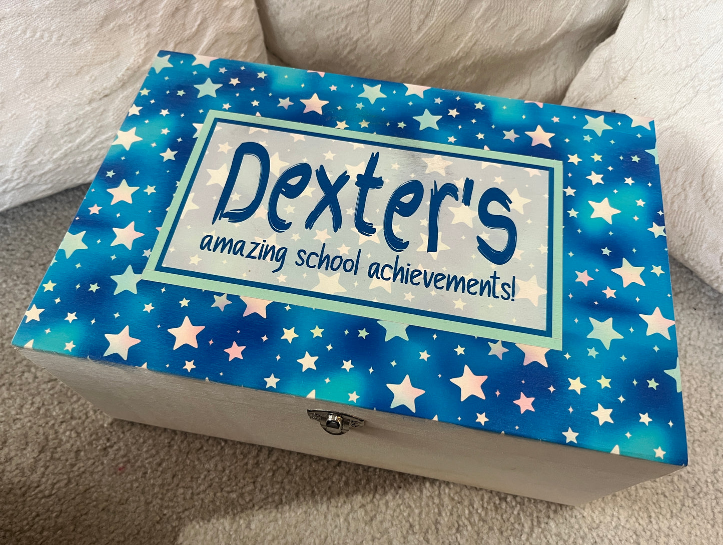 Blue star school award box