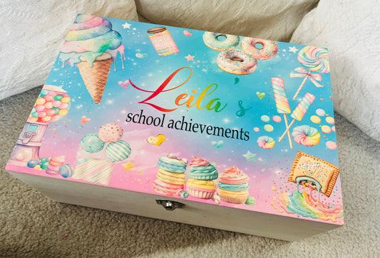 Ice cream & sweets keepsake box