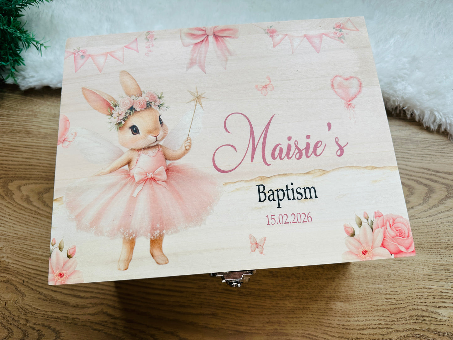 Ballerina Dancer Rabbit keepsake box