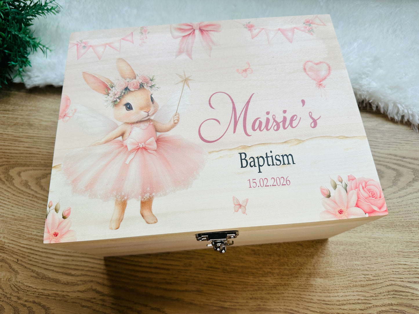 Ballerina Dancer Rabbit keepsake box