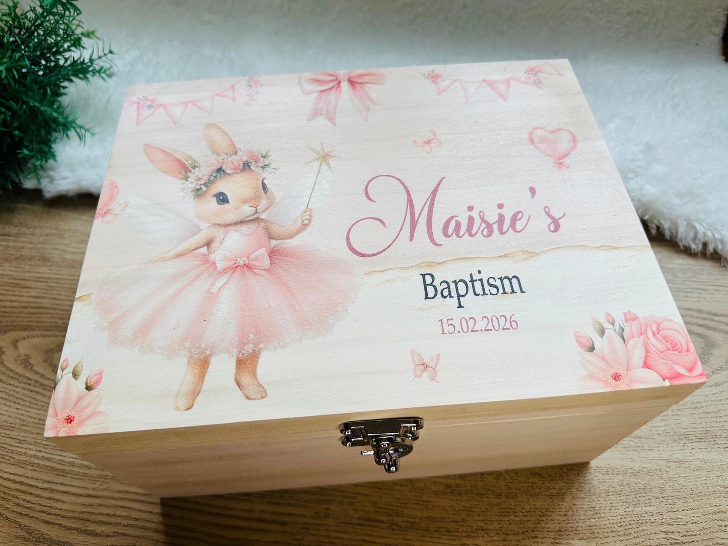 Ballerina Dancer Rabbit keepsake box