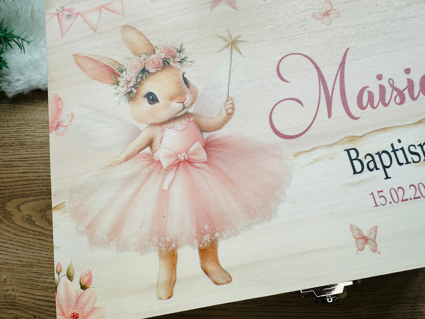 Ballerina Dancer Rabbit keepsake box