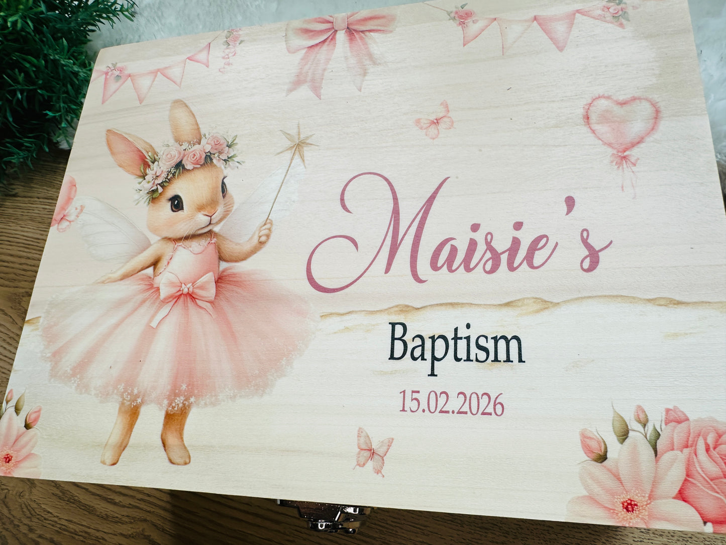 Ballerina Dancer Rabbit keepsake box