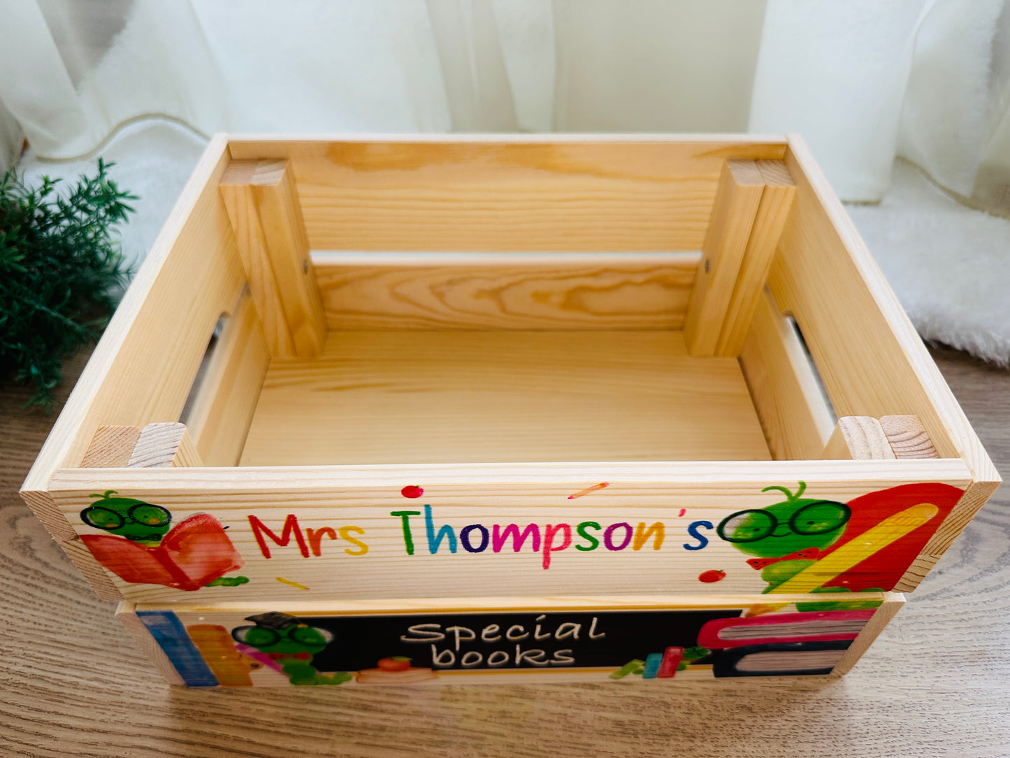 Teacher Caterpillar school box