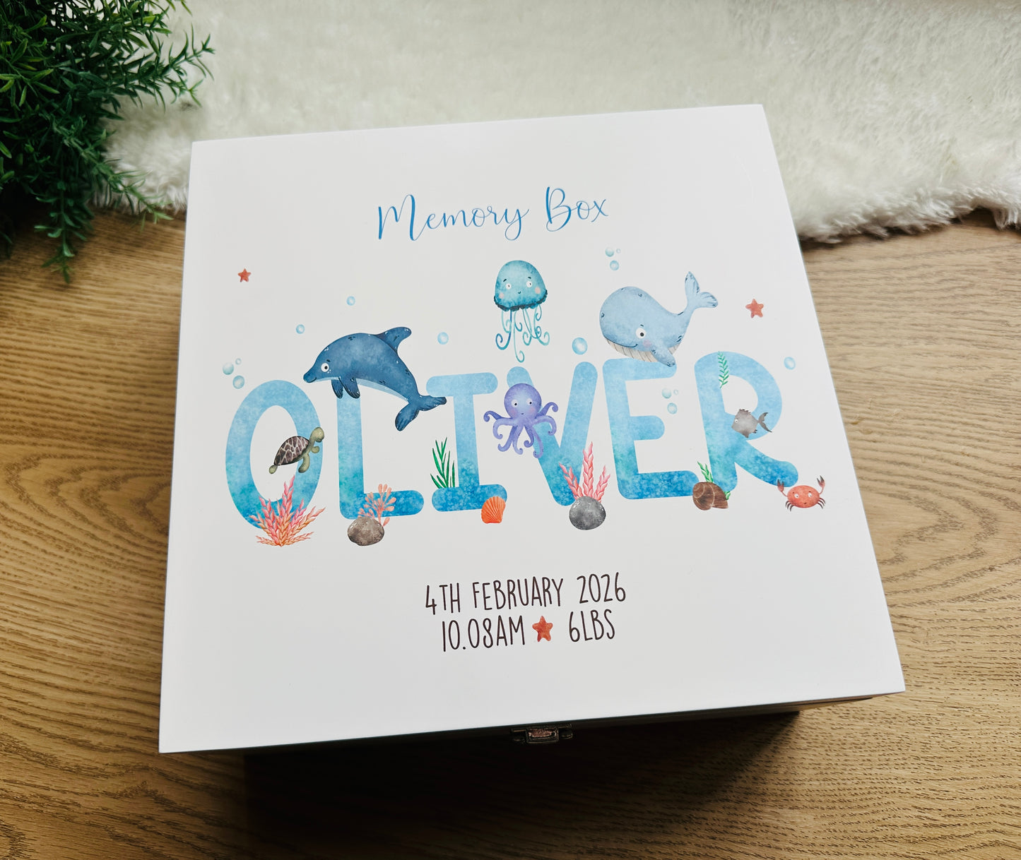 Luxury Ocean keepsake box