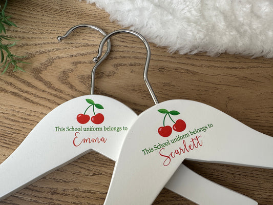 Cherries school uniform hanger
