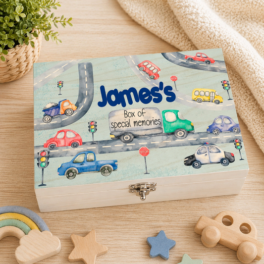 Vehicle keepsake box