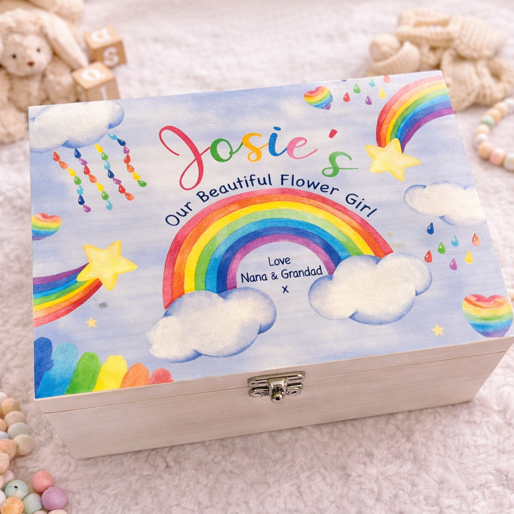 Rainbow keepsake box