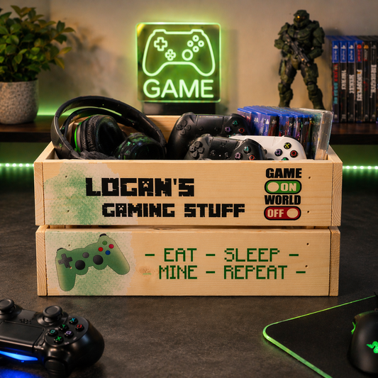 Personalised gaming crate