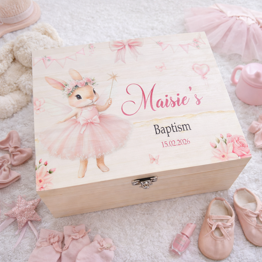 Ballerina Dancer Rabbit keepsake box