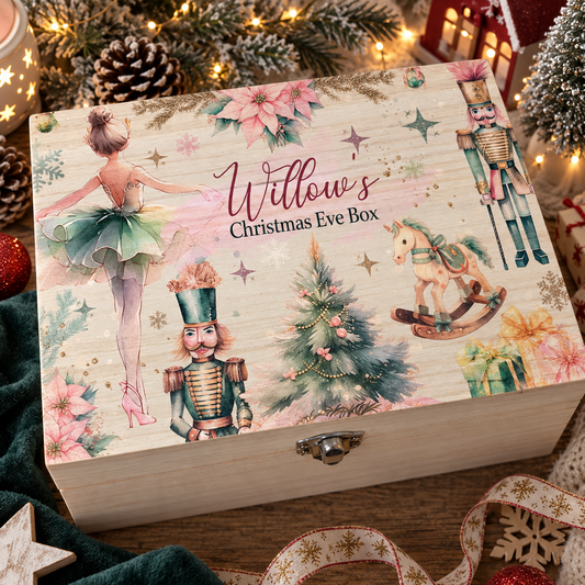 Nutcracker green Christmas Box