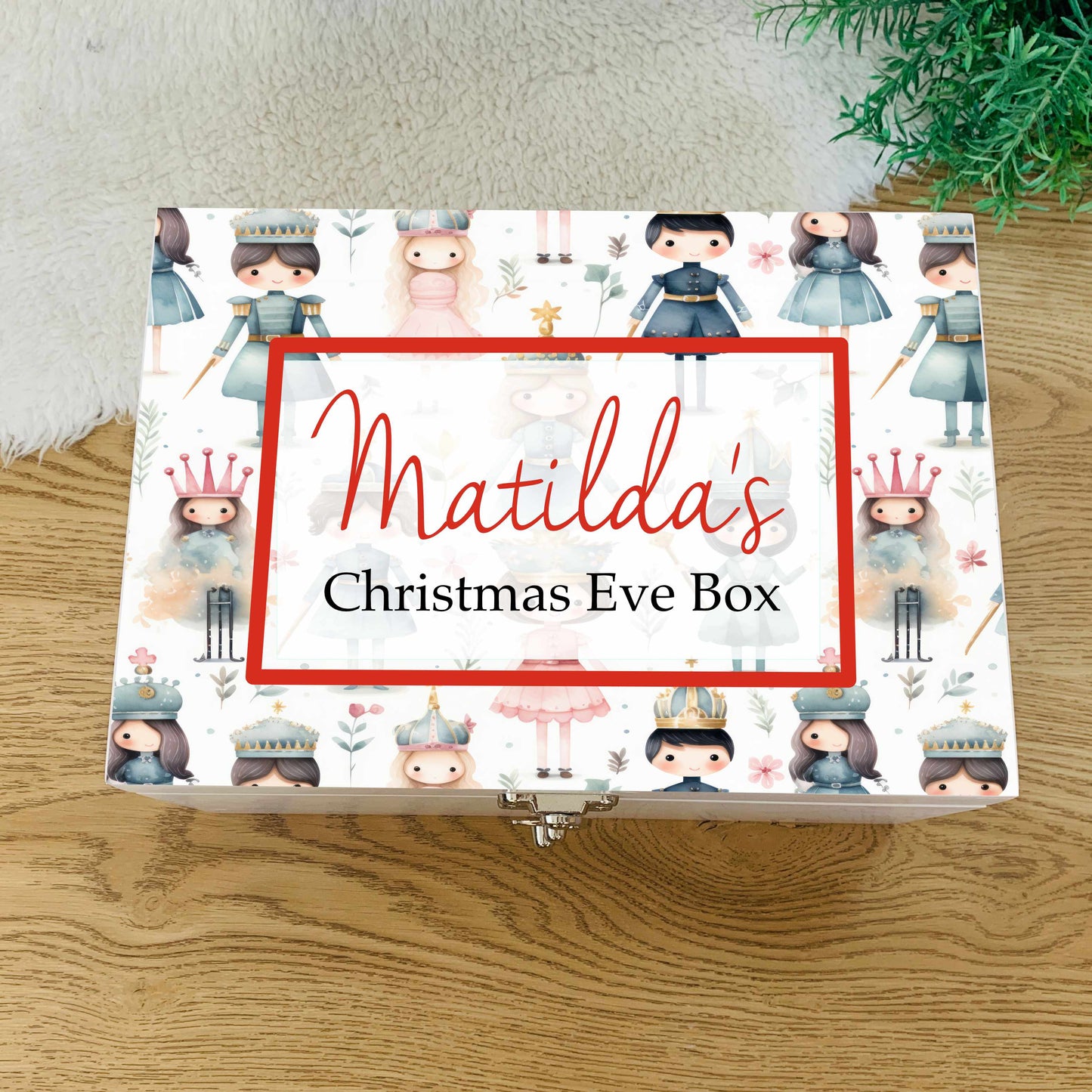 Nutcracker Luxury White Christmas Box