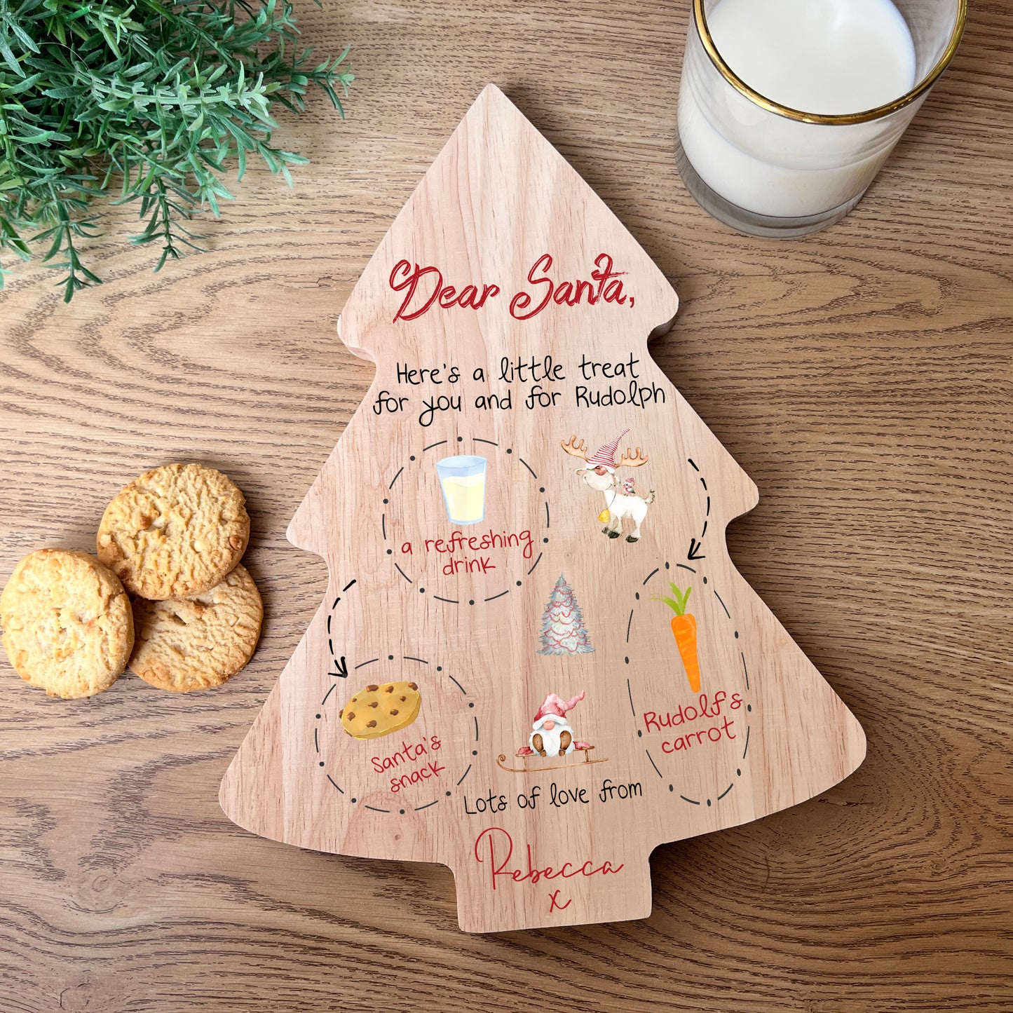 Reindeer/Christmas Tree Christmas Eve Board