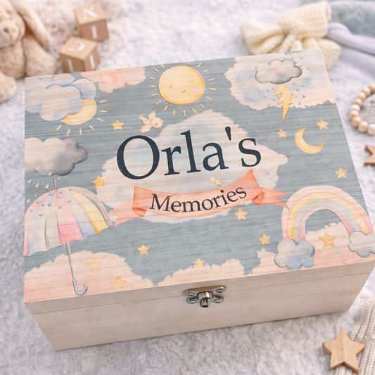 Weather keepsake box