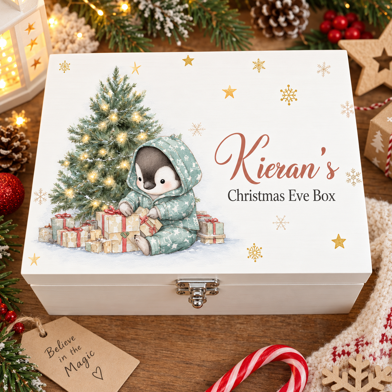Christmas Penguin Box