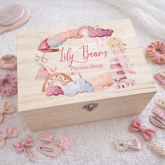 Mermaid hair box