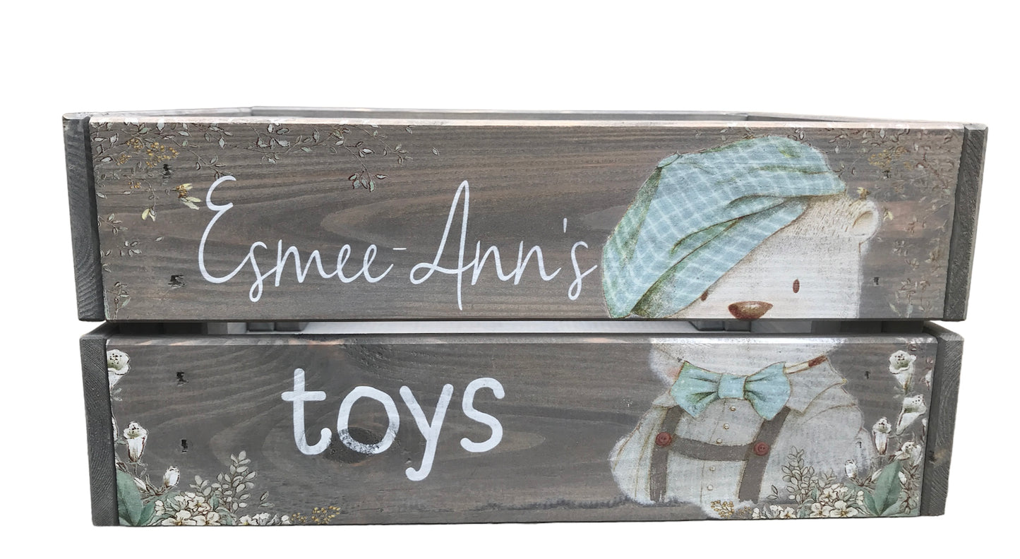 Ellie and friends personalised crate