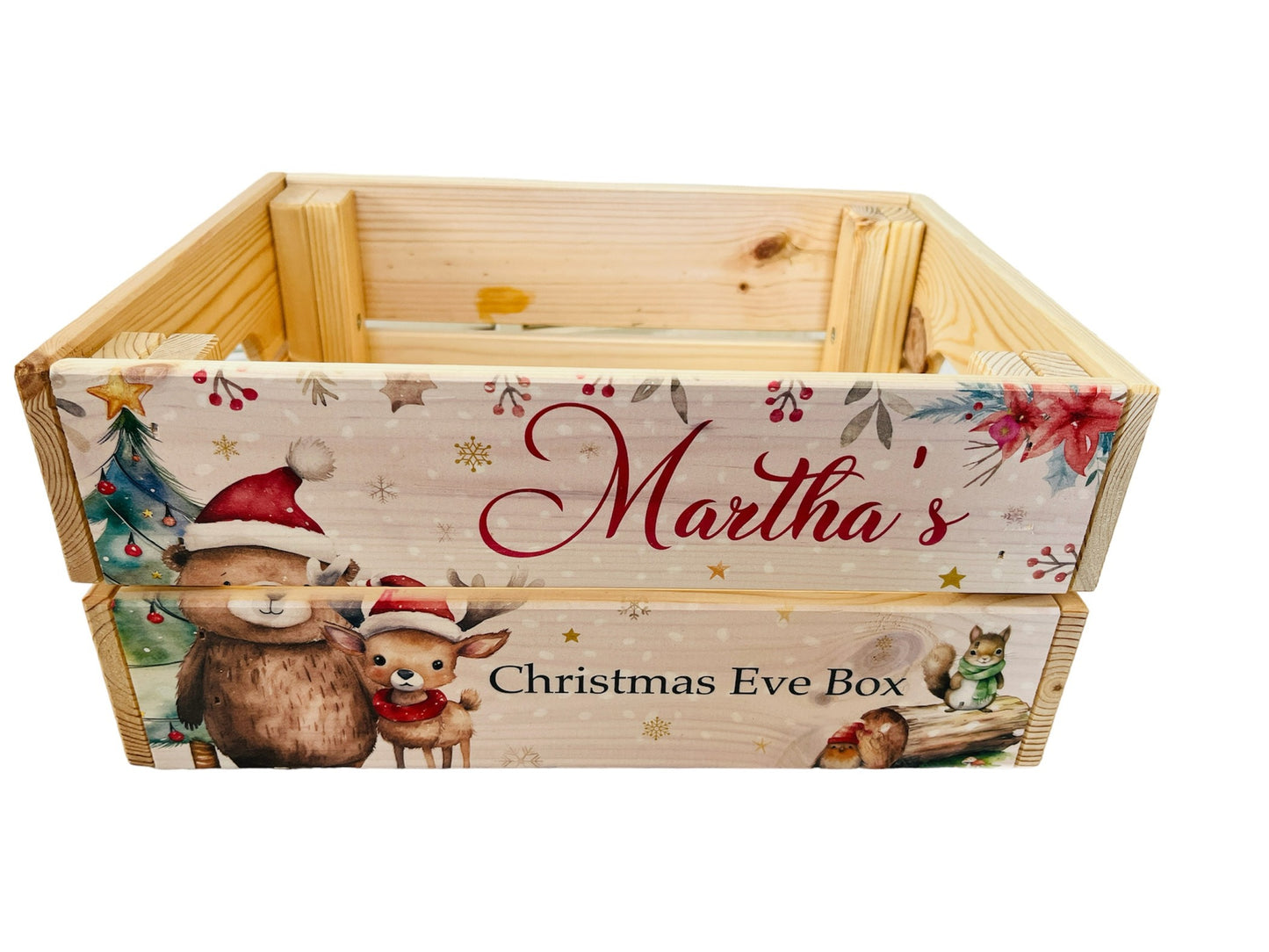 Woodland Christmas Crate