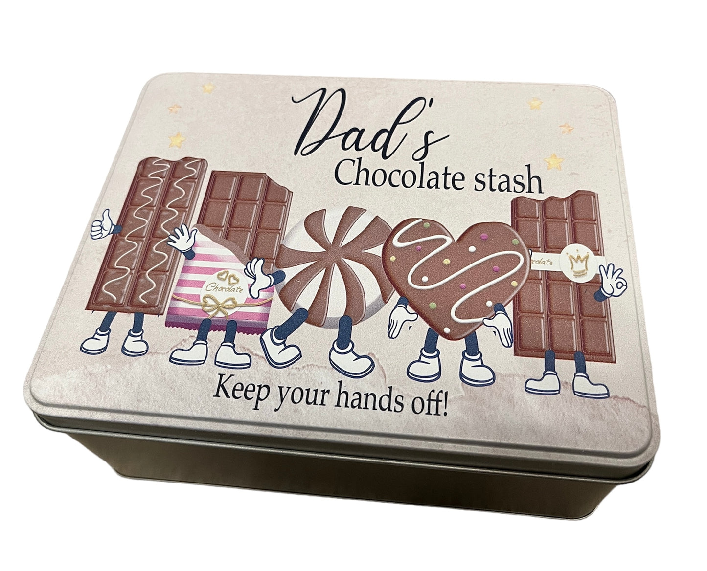 Chocolate character tin