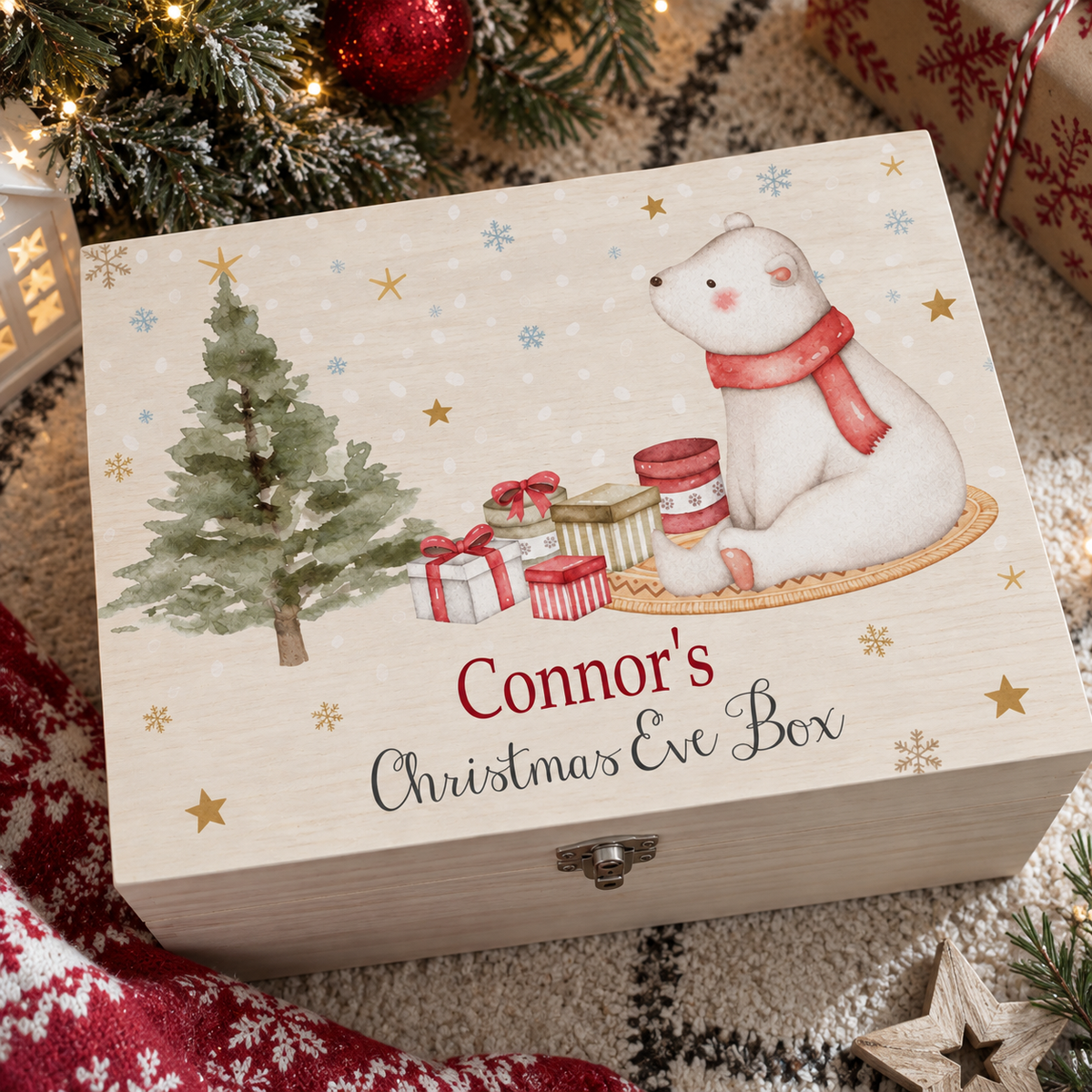 Christmas Polar Bear Box