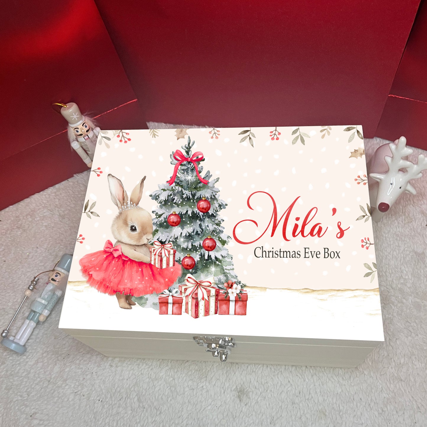 Christmas Ballerina Bunny Box