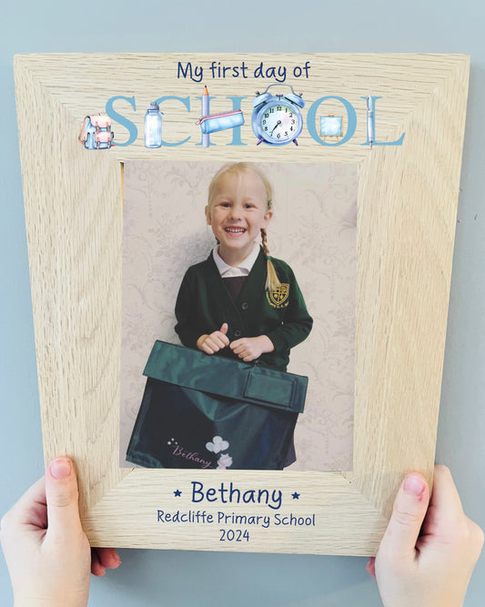 First Day of School accessories photo frame