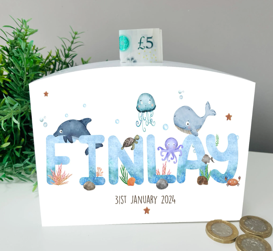 Ocean Sea Life money box