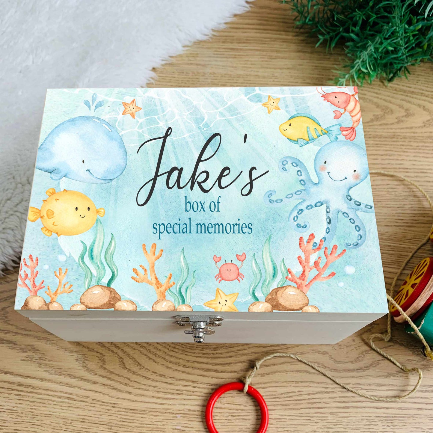 Under the sea keepsake box