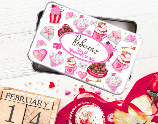 Valentine sweet tin