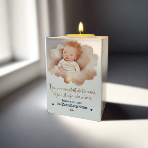 Memory candle holder