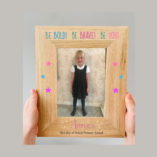 First Day of School Be You! photo frame