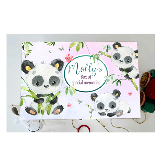 Panda keepsake box