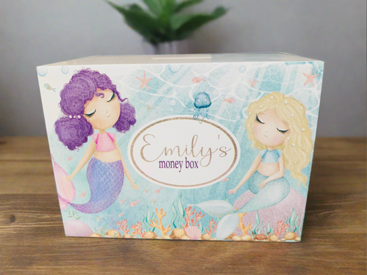 Mermaid money box